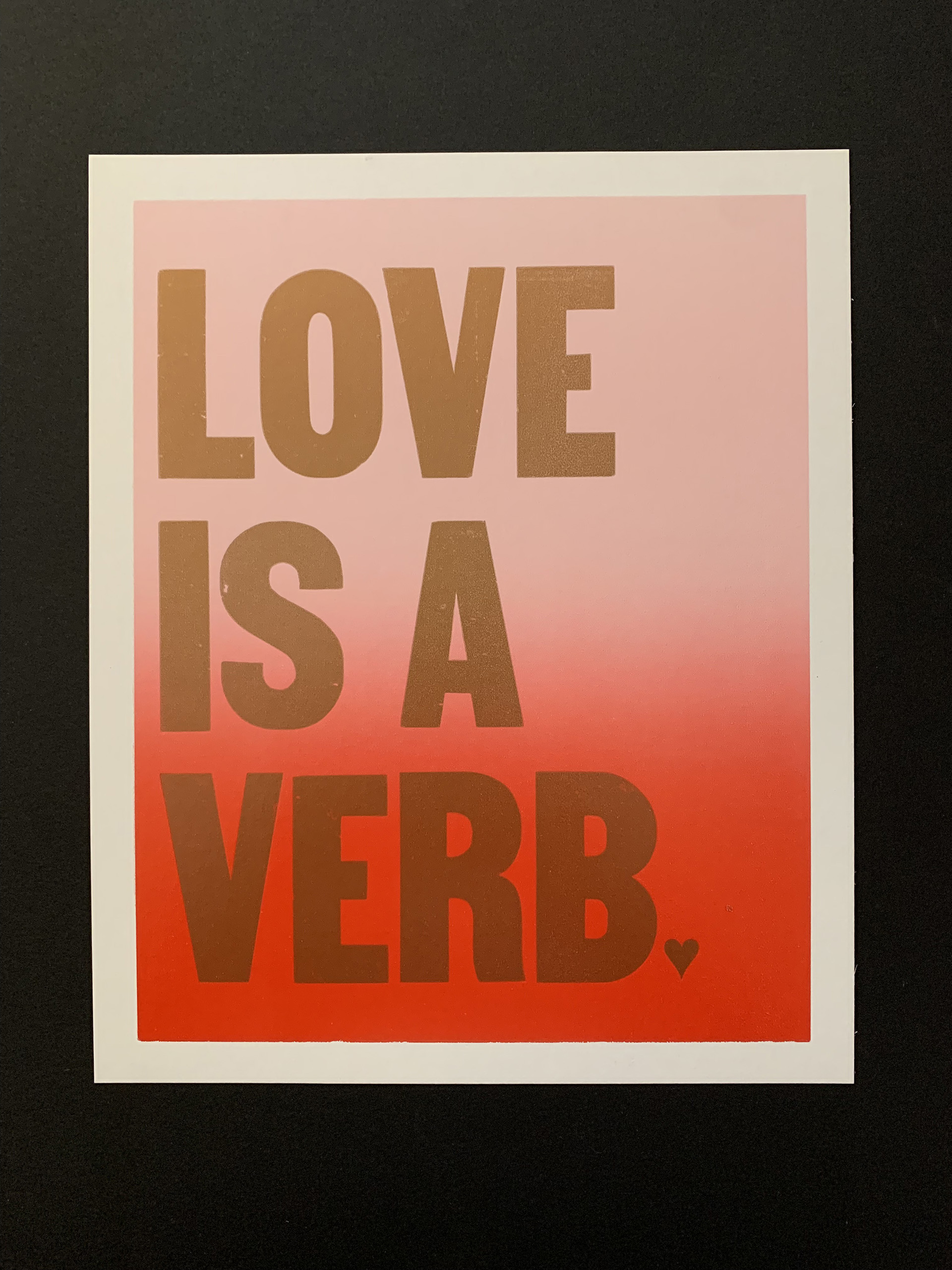 Love is a Verb by Jenn Graves