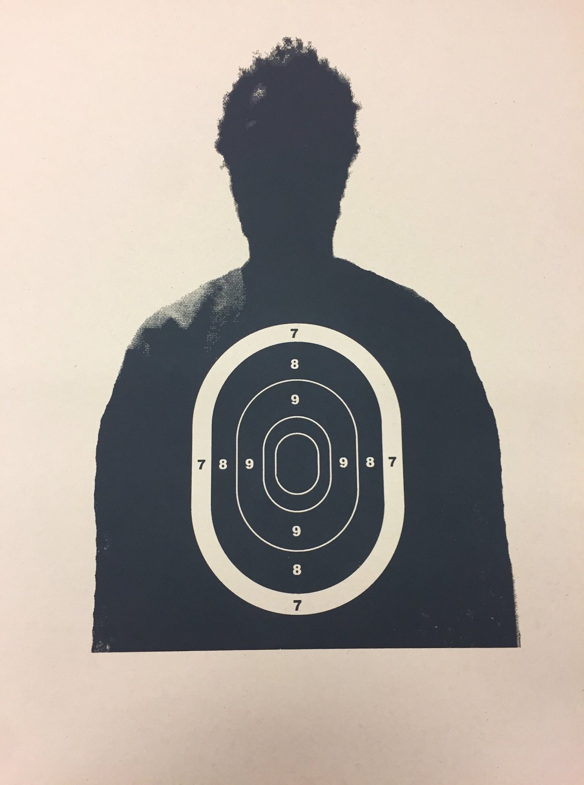 Target Practice, Screen print, 20x30in 2018