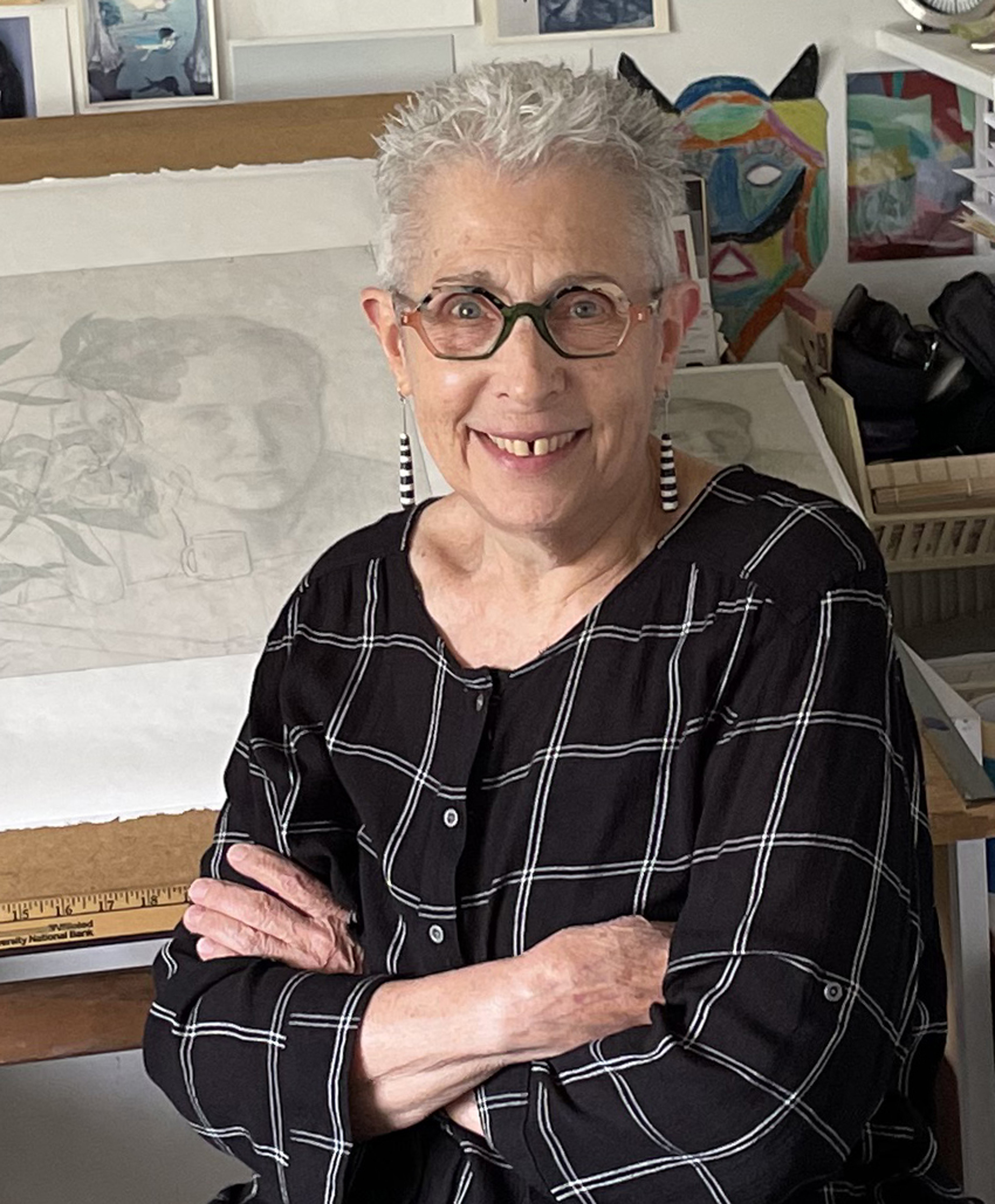 Portrait of artist, Minna Resnick