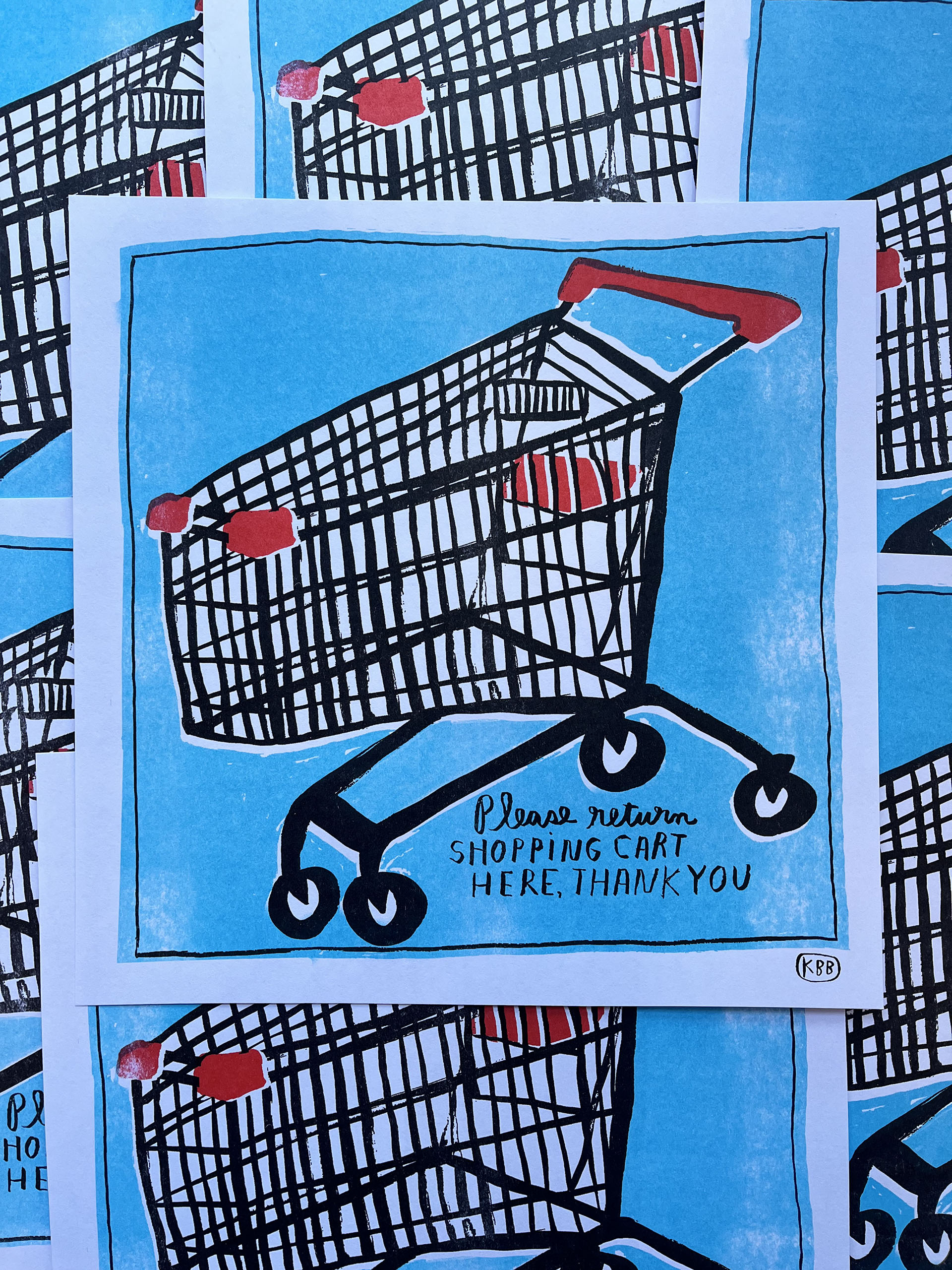 bingamanburt_kate_4 A closeup of the faux wrappers reveals small passive aggressive messages in blue ink