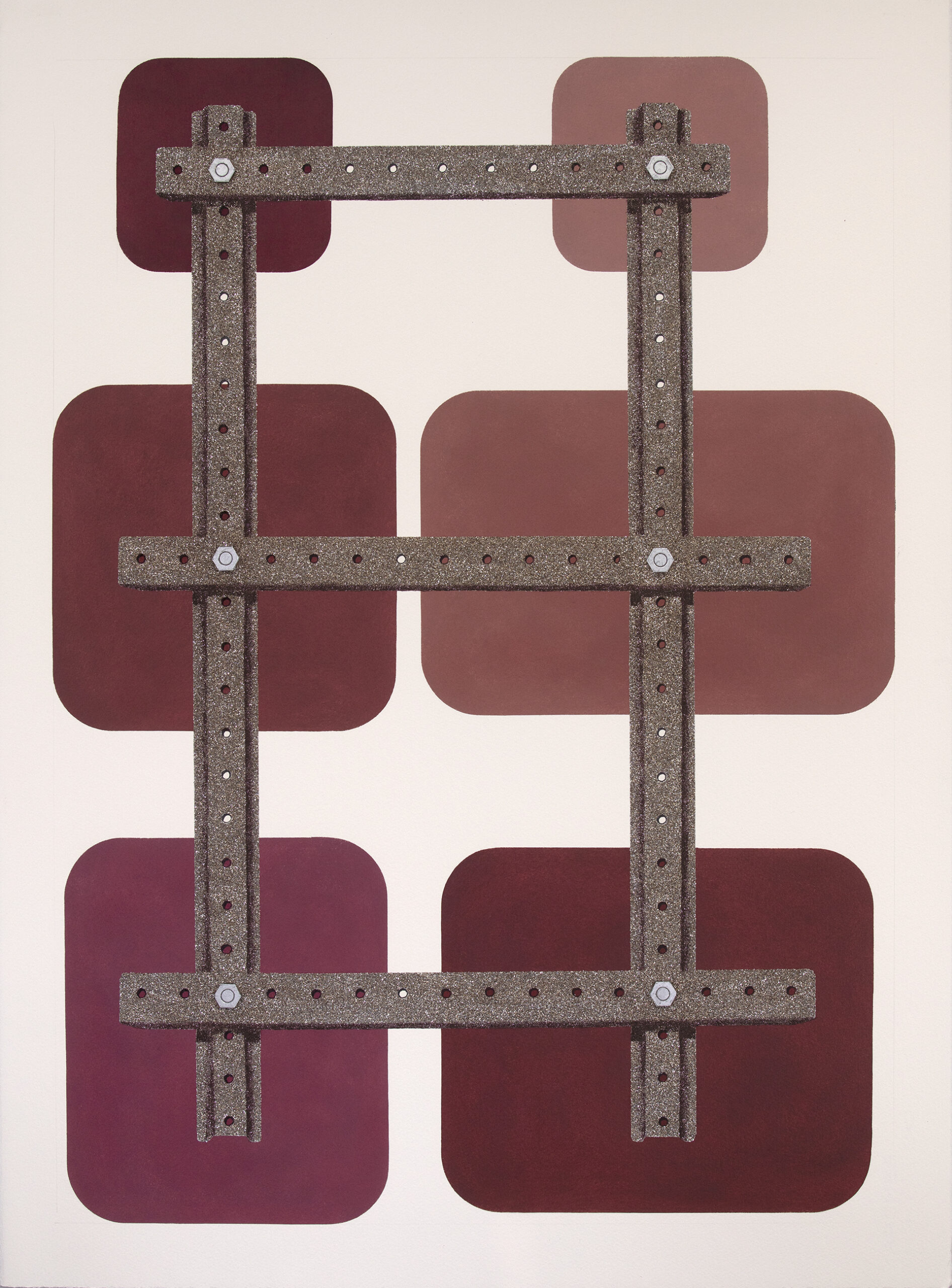 10_NicholasHRuth_SignsV_PochoirGlitterAcrylicLaserCutBoardSprayPaint_30x22inches