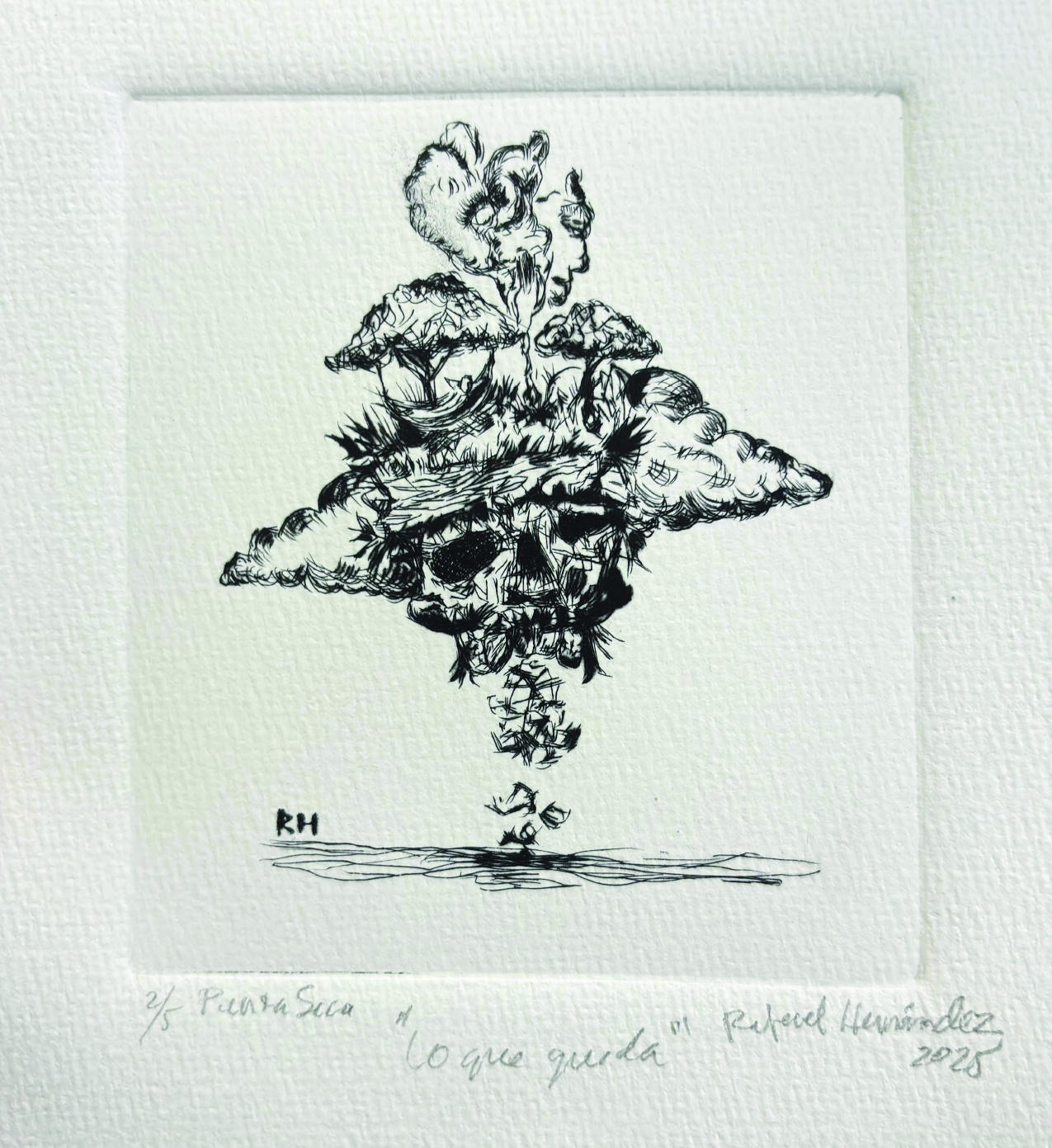 hernandez_rafael_5.jpg clouds and detritus seem to form a skull wearing a wide hat.