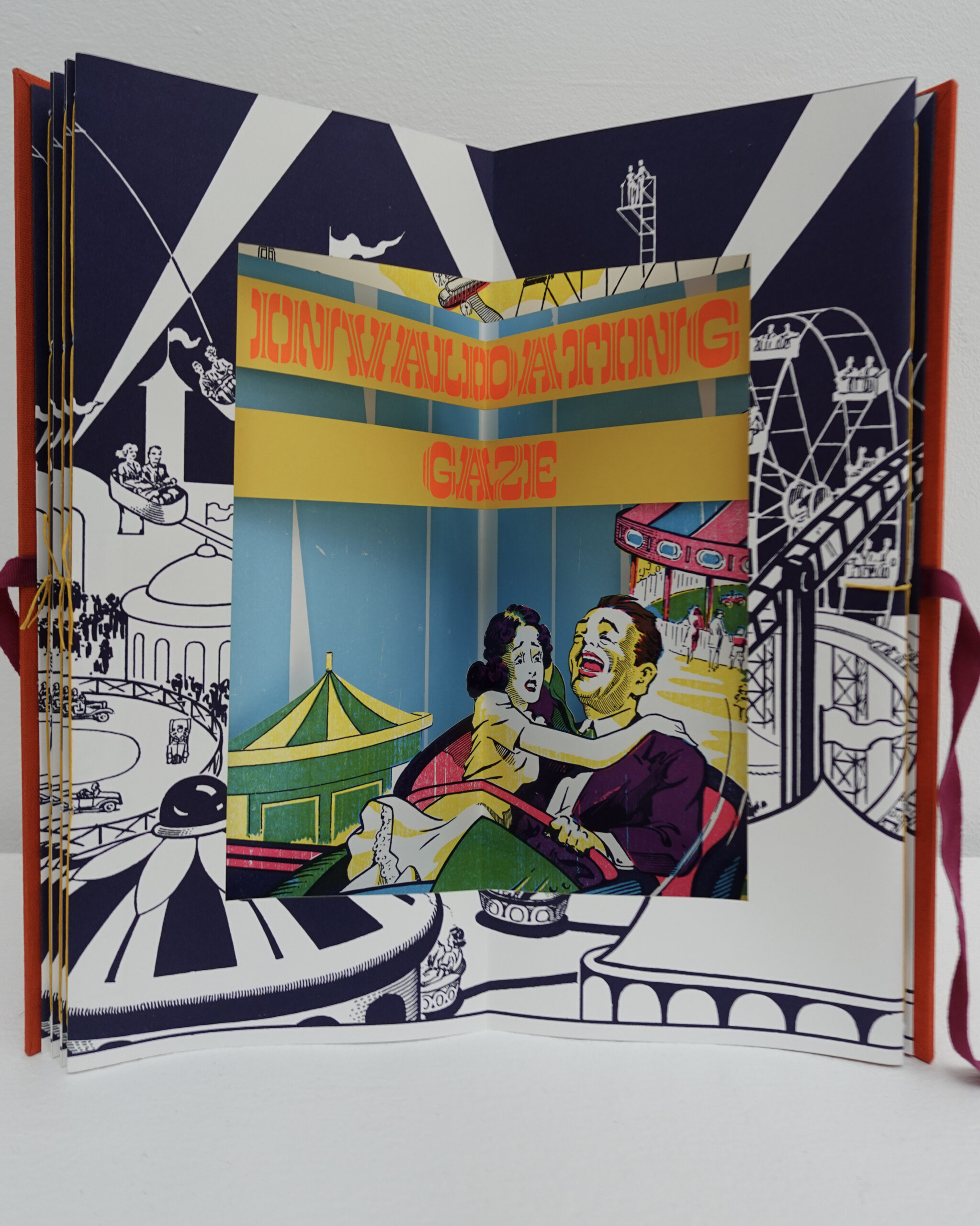 This print captures the invisible yet mounting pressures of war through the use of folded latex balloons as a matrix. As the forms explode under compression, ink is pushed outward—leaving behind magnified traces that resemble impact craters, shrapnel, or bursts. The resulting image becomes a symbolic battlefield, where material rupture echoes psychological fracture. The folds, the pressure, and the stains collectively visualize the unseen force of trauma and its imprint on both body and memory.