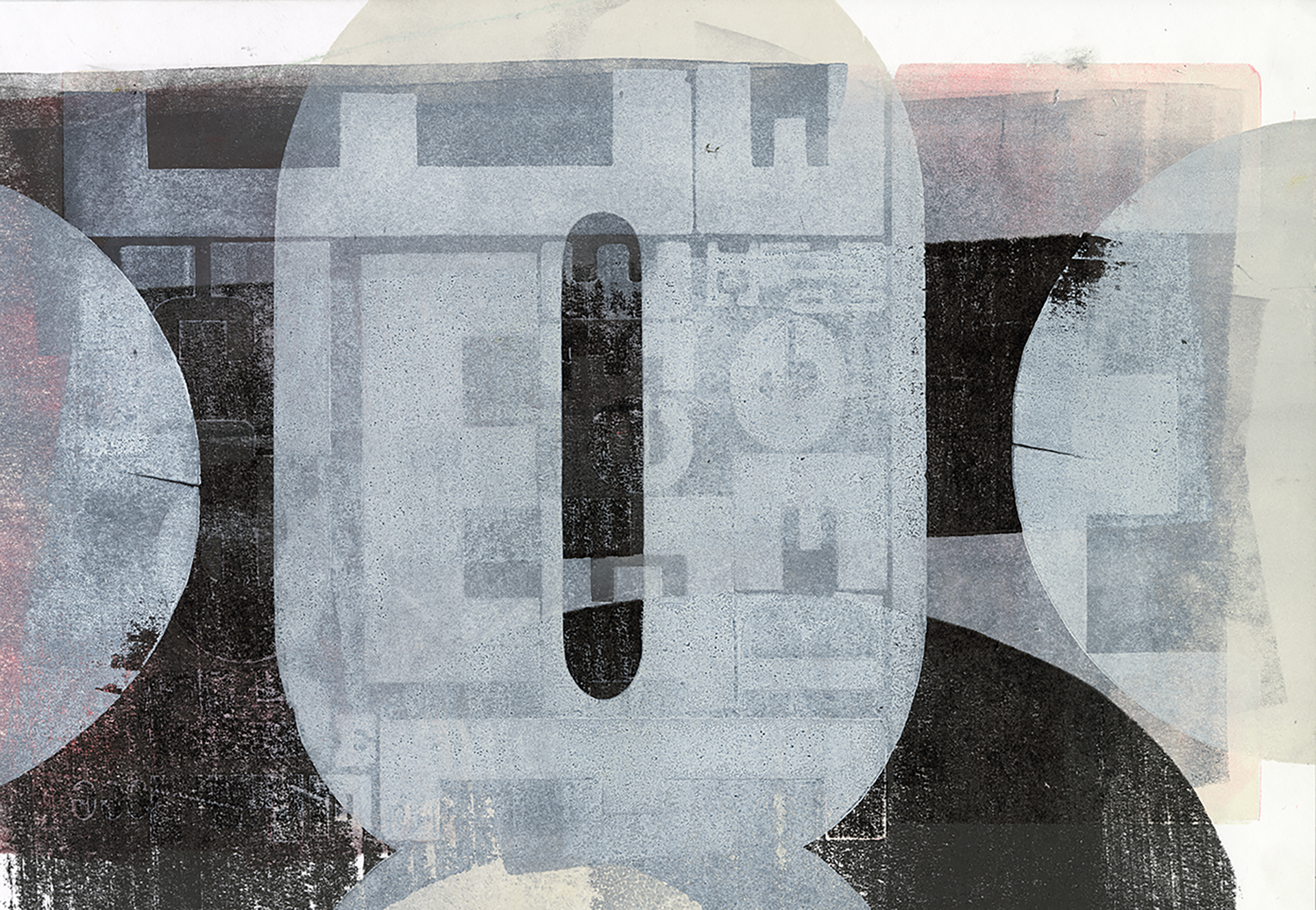 This print reveals a layered composition of undergarments—an intimate counterpoint to the visible uniform. Through graphite transfers and pressure printing, the work exposes the concealed labor and vulnerability beneath the surface of military presentation. Referencing the hidden layers of identity, gender, and desire, it reflects the internal contradictions of growing up queer within hypermasculine, militarized environments.