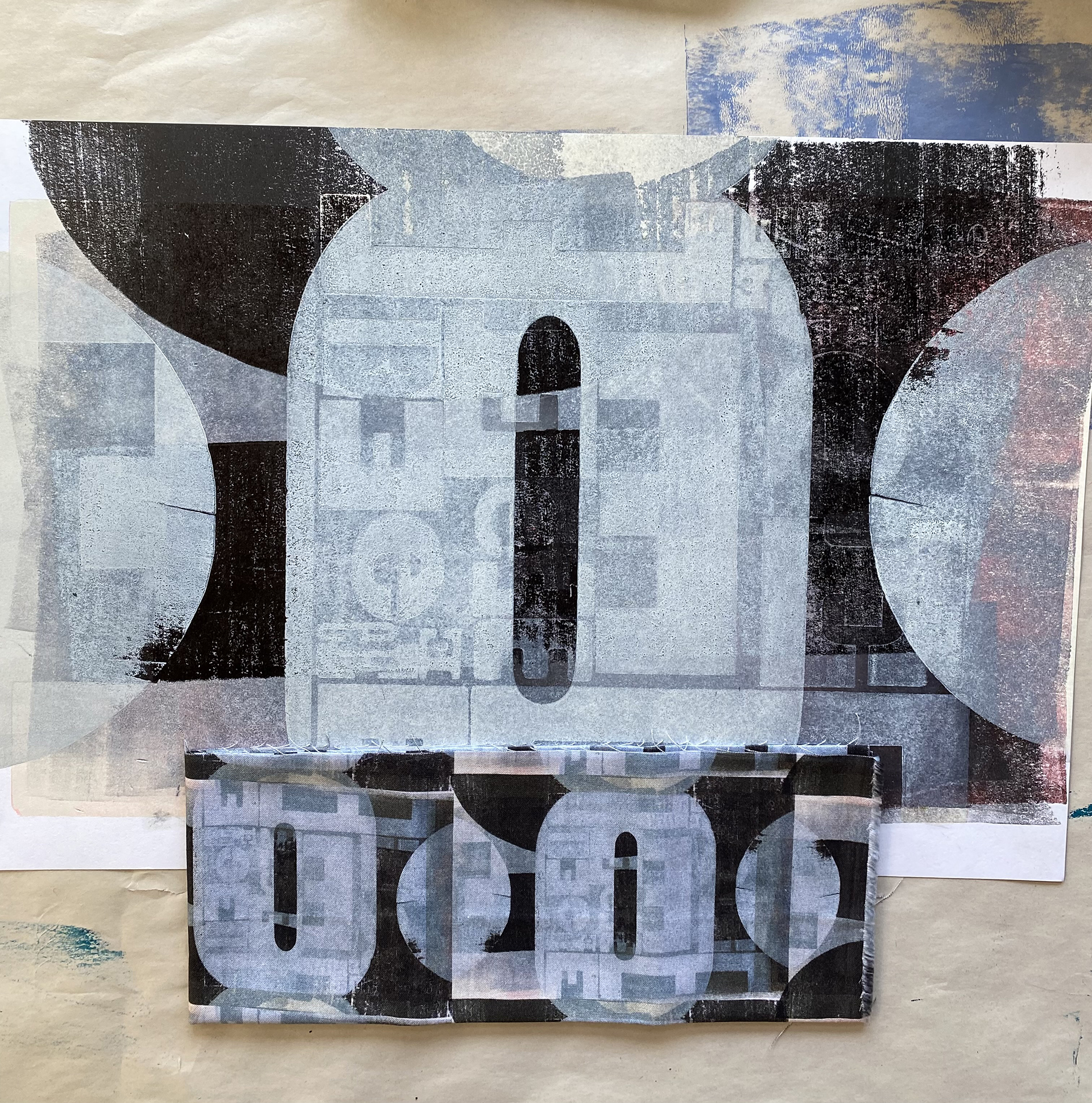 Referencing the Korean baek-il (백일) celebration held 100 days after a boy’s birth, this print explores the cultural weight placed on children to fulfill family hopes and carry on legacy. The image of a ceremonial hanbok and symbolic objects evokes the traditional practice of choosing a child’s future profession—now viewed through the lens of personal anxiety, projection, and intergenerational pressure.