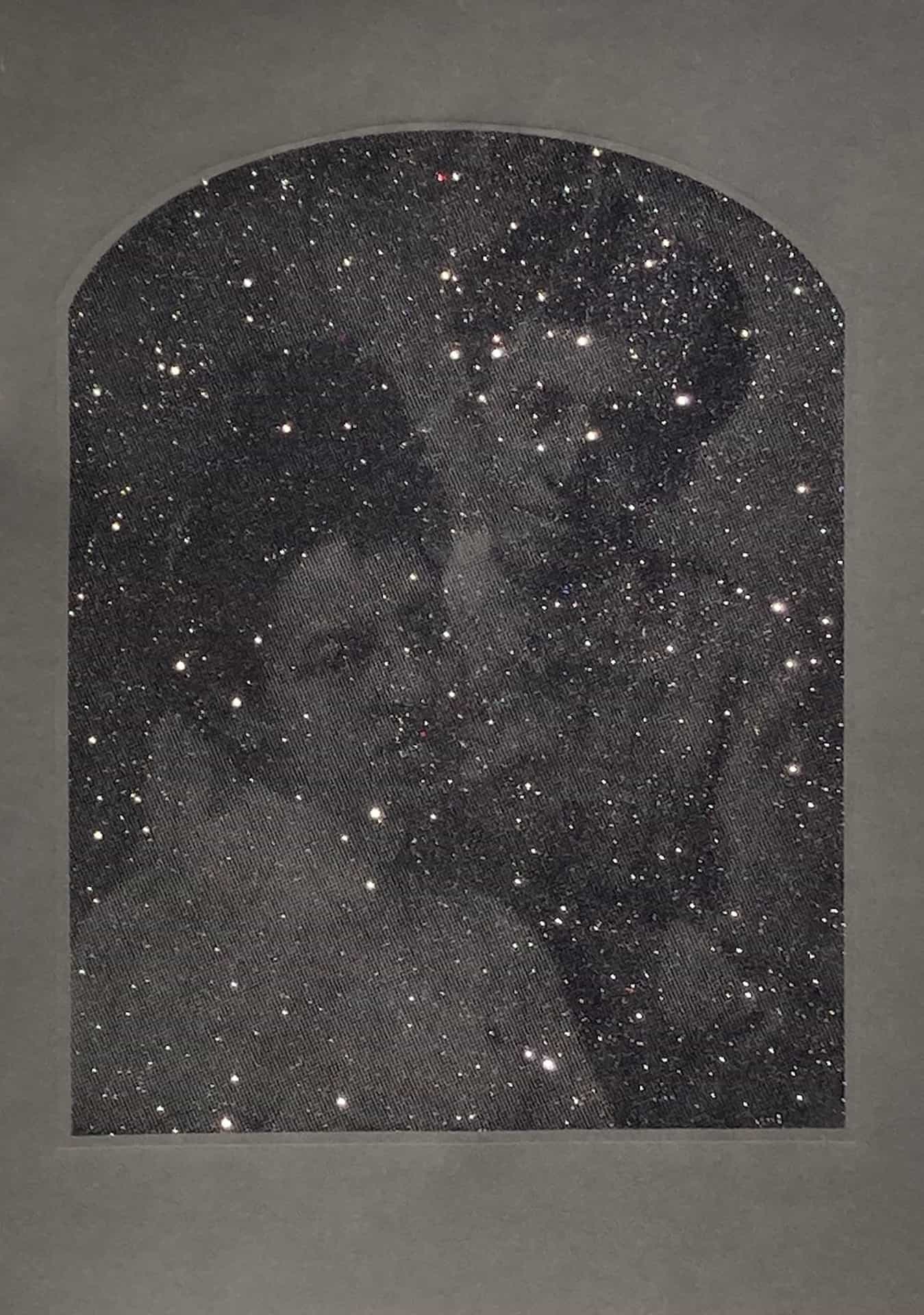 This print captures the invisible yet mounting pressures of war through the use of folded latex balloons as a matrix. As the forms explode under compression, ink is pushed outward—leaving behind magnified traces that resemble impact craters, shrapnel, or bursts. The resulting image becomes a symbolic battlefield, where material rupture echoes psychological fracture. The folds, the pressure, and the stains collectively visualize the unseen force of trauma and its imprint on both body and memory.