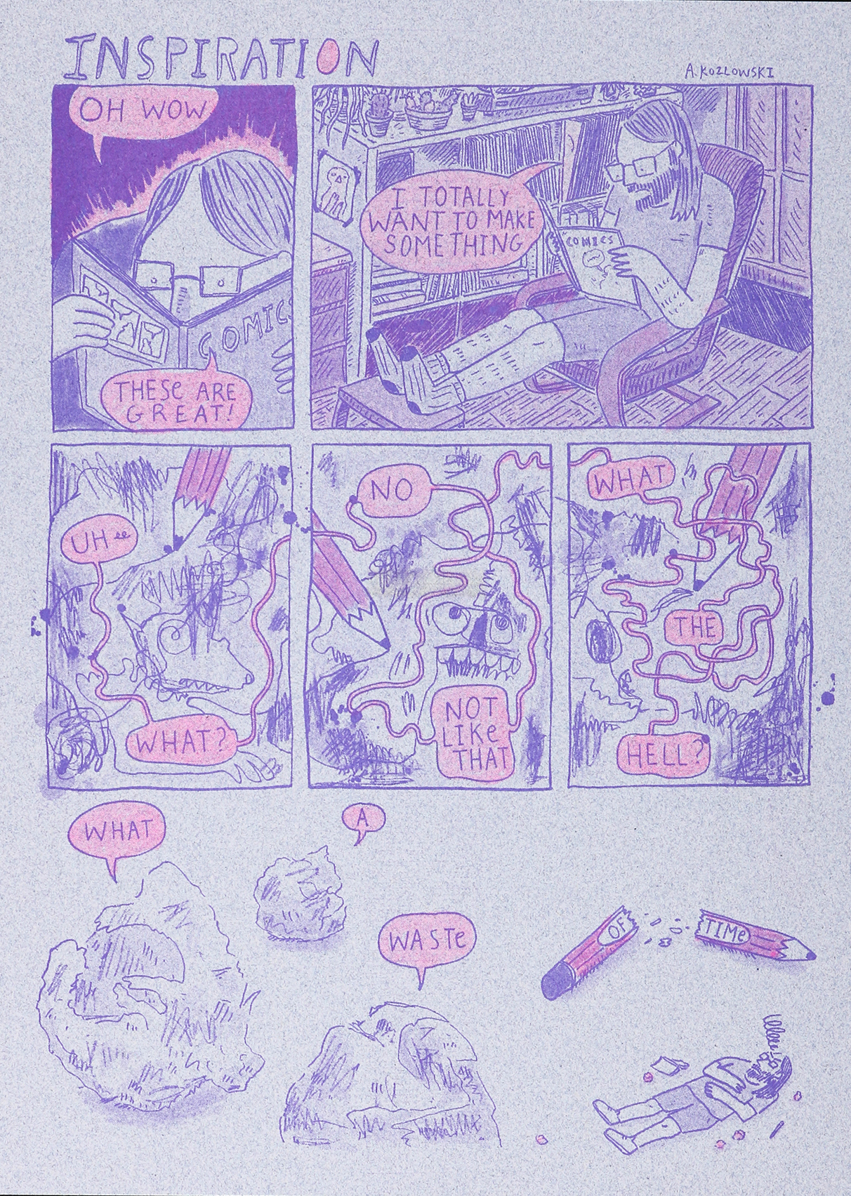 A photo of a print shop and Migdalia's peers during her time studying in Mexico